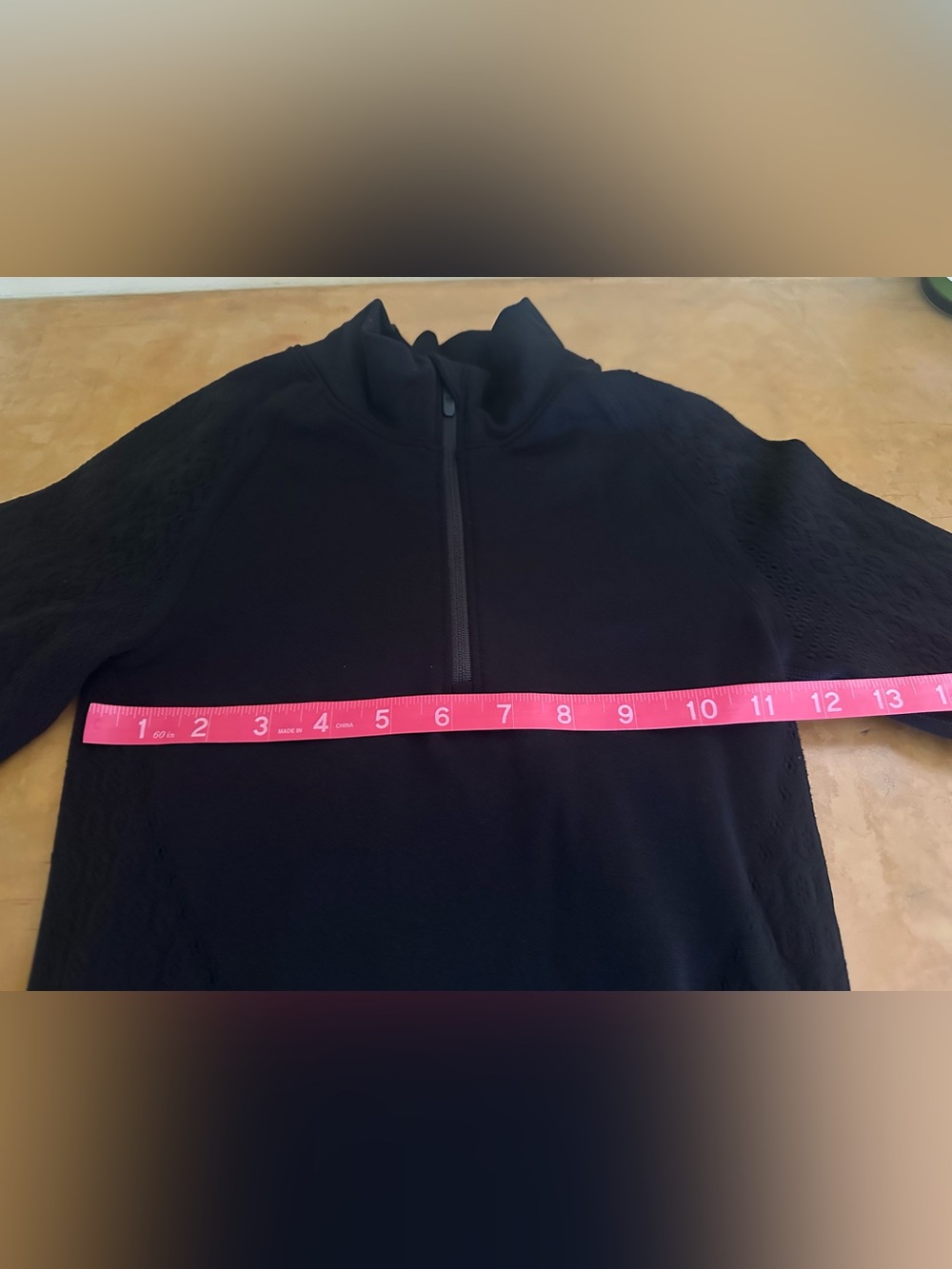 Lululemon Reveal Mindful Motion Half Zip, Unique Mesh Detail, Black Size 4, EUC! - Picture 7 of 11